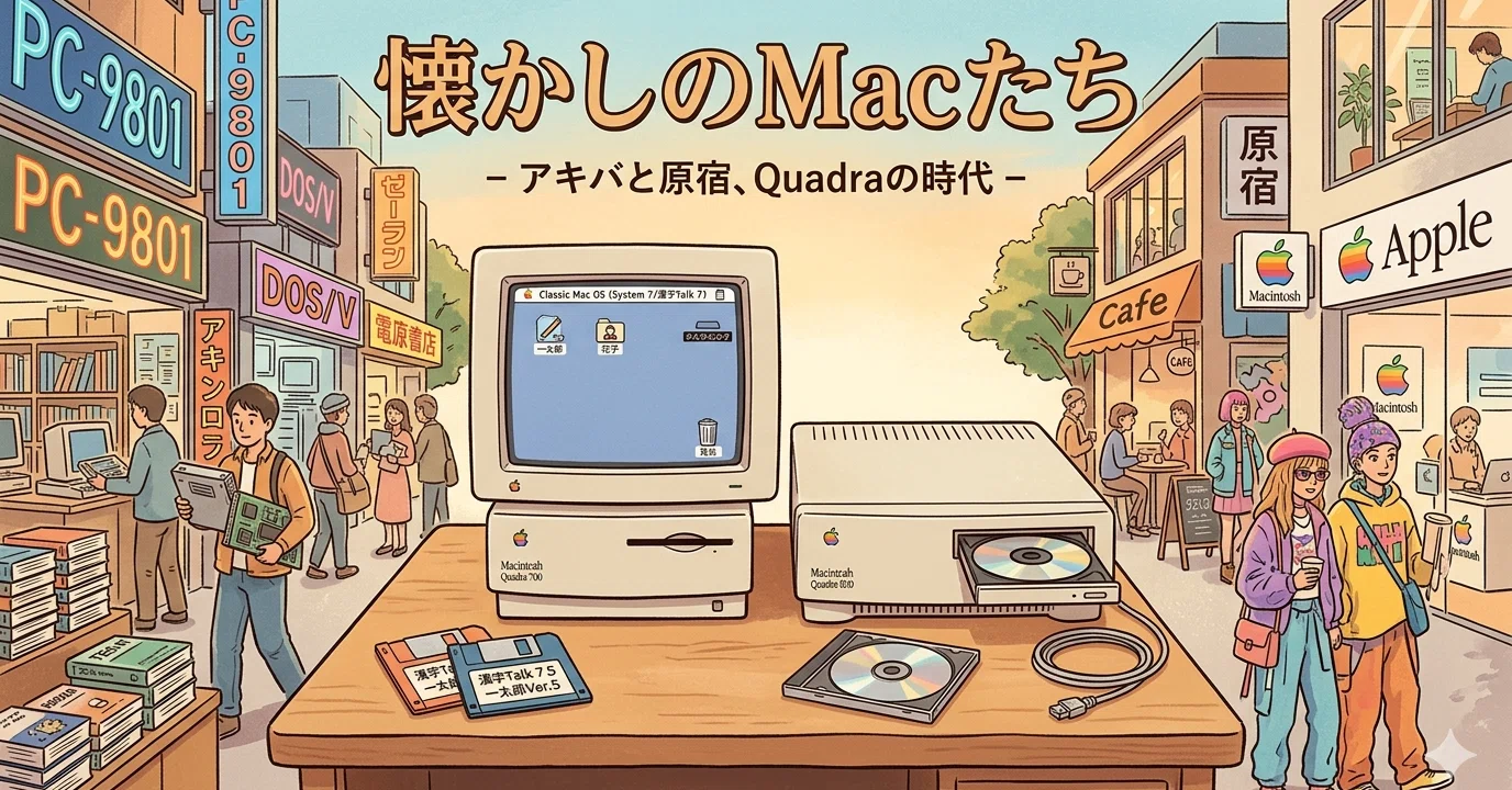 懐かしのMacたち：Quadra シリーズの時代｜kzn