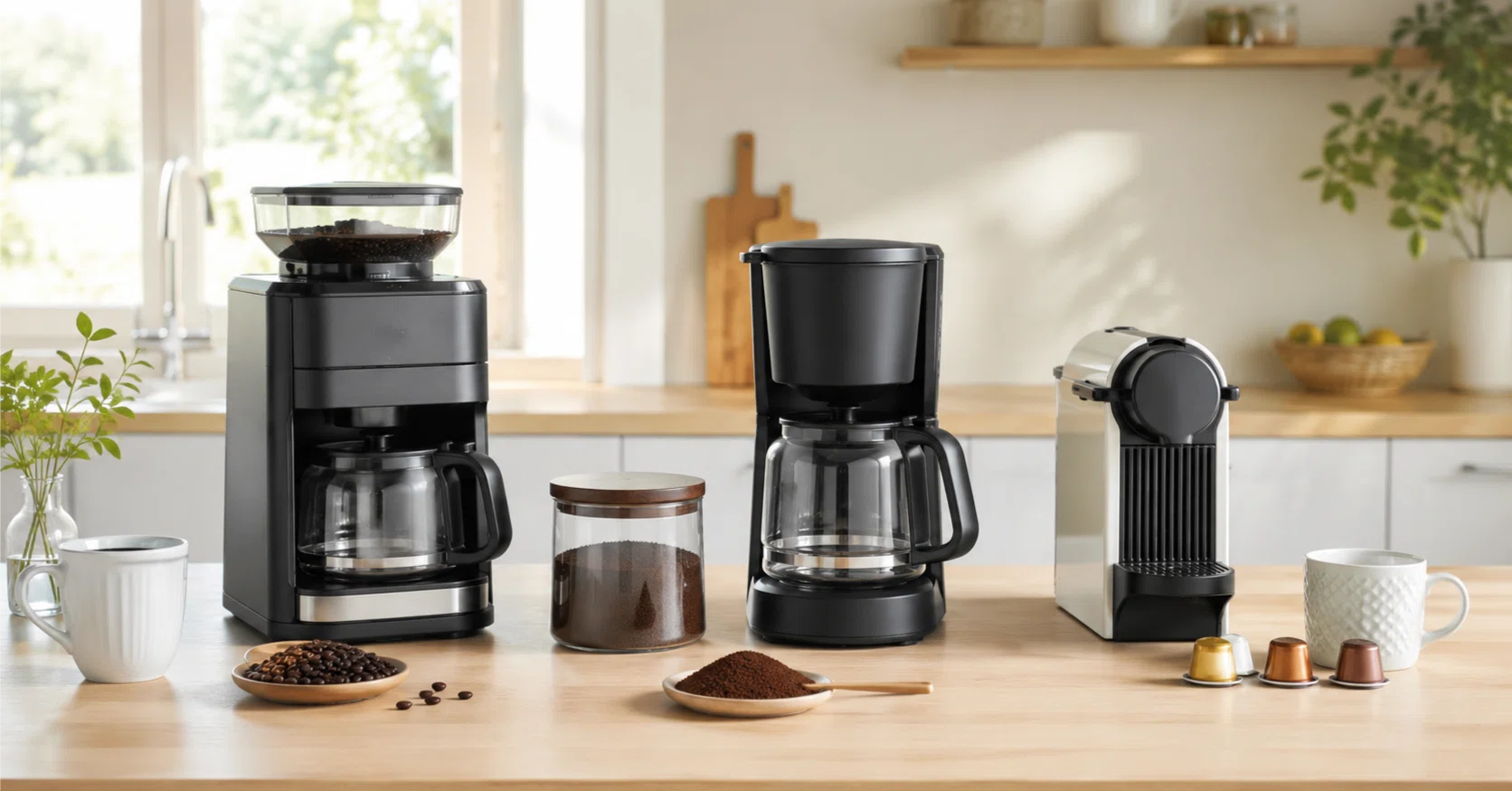 コーヒーメーカーはどれがいい？全自動・ドリップ・カプセル式の候補を