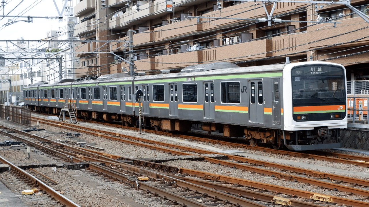 JR東日本205系3000番台 方向幕 行先表示器 鉄道部品 八高線・川越線編成 JR東日本205系3000番台 方向幕 行先表示器 鉄道部品 八高線