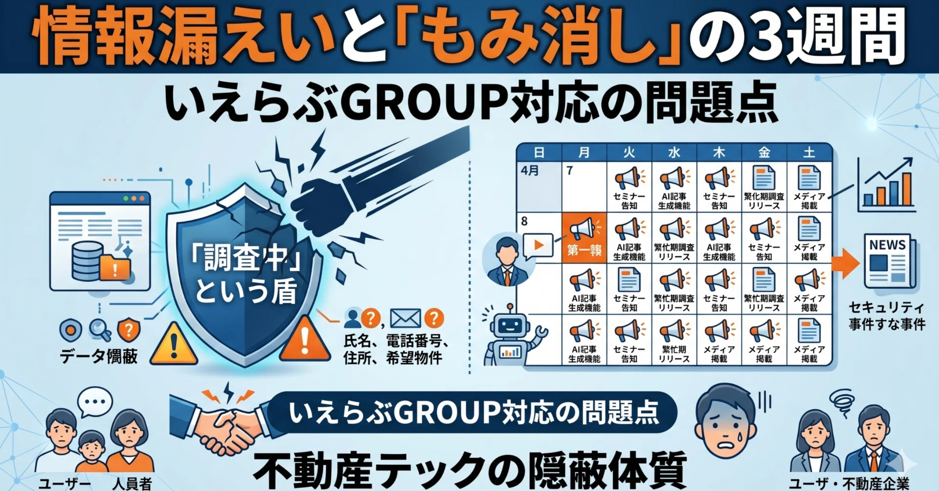 警鐘】情報漏えいの「空白の3週間」。いえらぶGROUPの不正アクセス対応