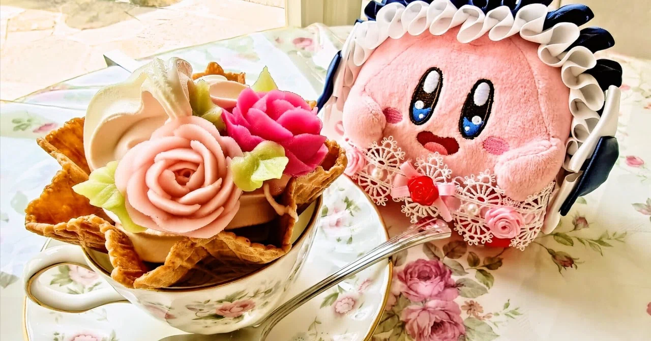 薔薇柄ペイントとピンクのグラデーションのミニカフェテーブルH30cm　楕円形 08直前】SPバラ ぺスカ(ピンク)60cm 浅野園芸 - 花材通販はなどんや