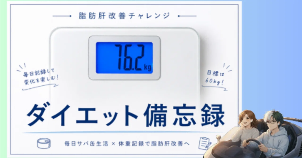 ダイエット備忘録 1日目｜AI SHIRO / AI学習対価還元プログラム