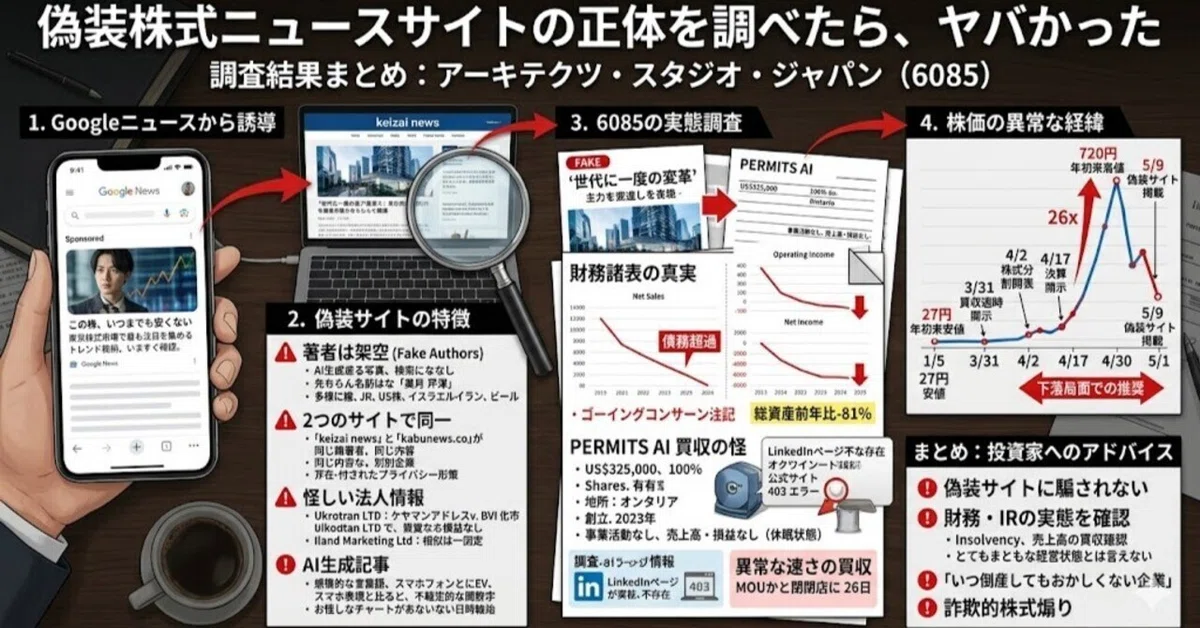 Googleニュースに出てくる「偽装ニュースサイト」の正体を調べたら