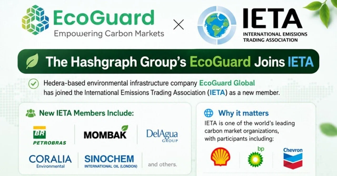 🌱 The Hashgraph Group EcoGuard、IETA新規会員企業に加入｜HederaKimchiのヘデラ知識倉庫！