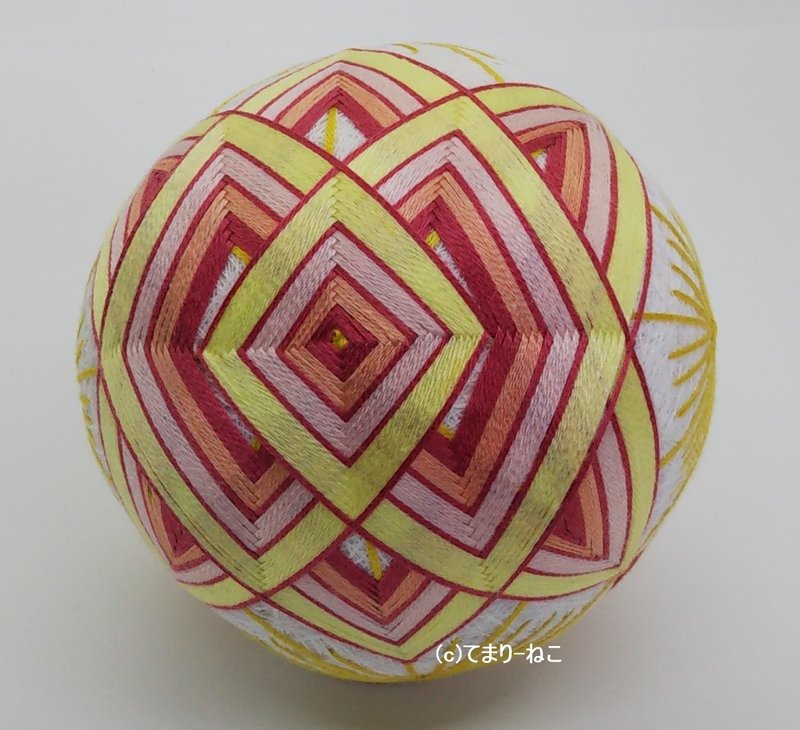 147 手まり 変わり暫 の作り方 てまり ねこ Note