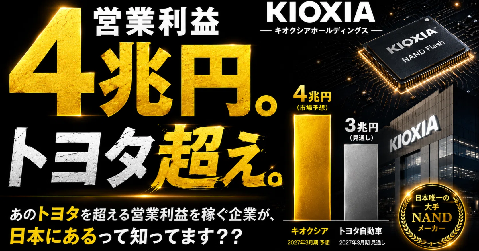あのトヨタを超える営業利益を稼ぐ企業が、日本にあるって知ってますか