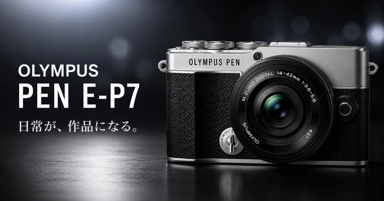 OLYMPUS PEN E-P7は、スマホの次にちょうどいい。“持ち歩きたくなる