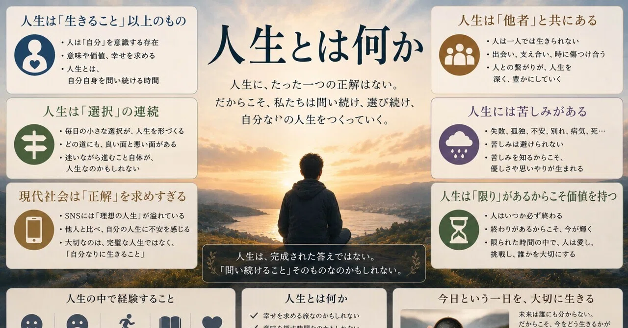 人生とは何か｜世界を考えるノート