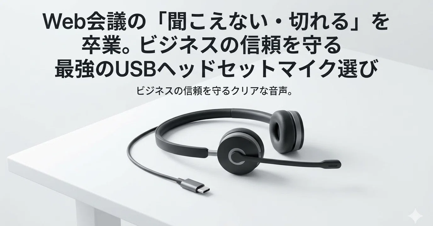 Web会議の「聞こえない・切れる」を卒業。ビジネスの信頼を守る最強の