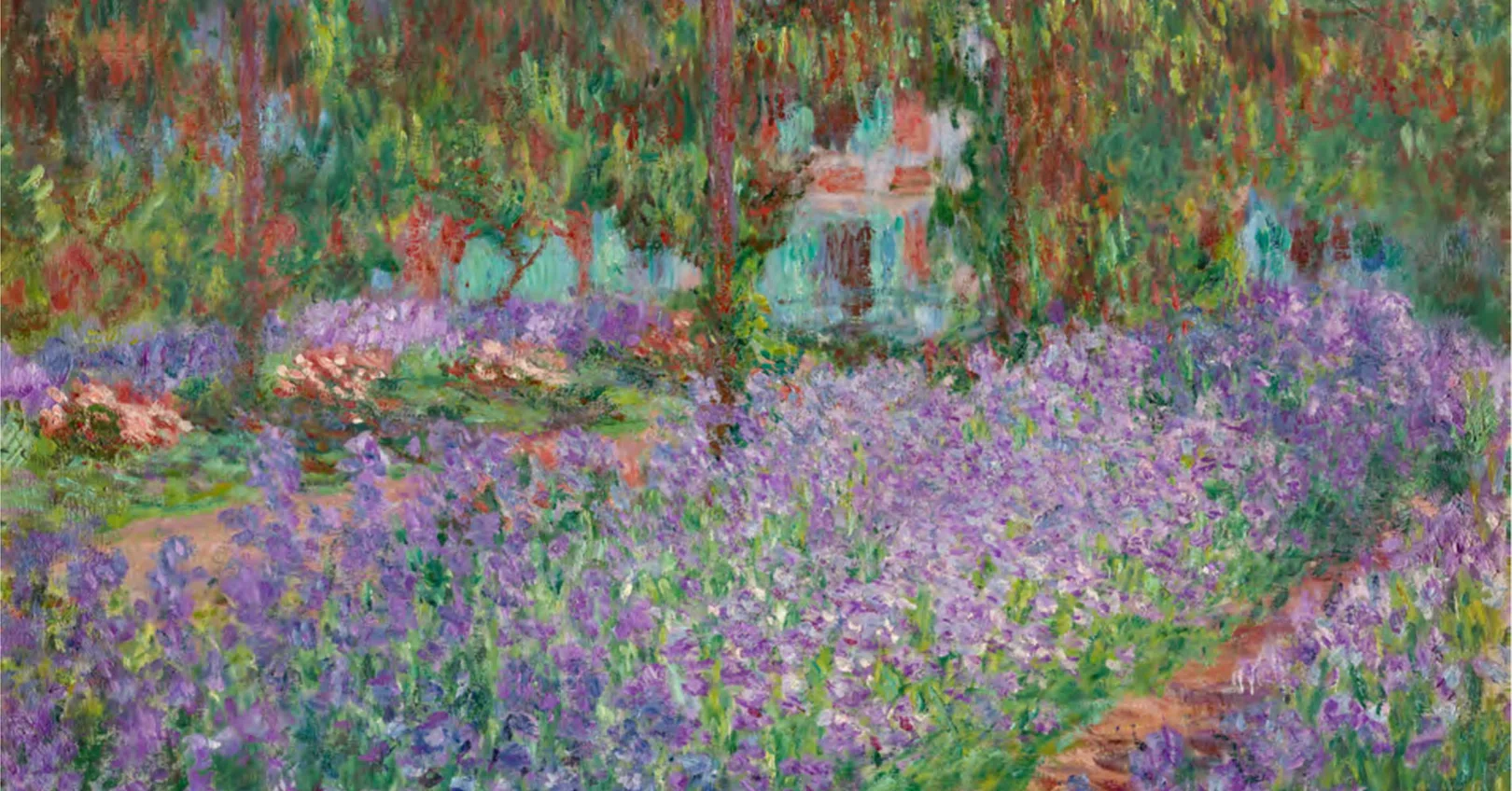モネ 風景への問いかけ」展出品作⑭ モネ《ジヴェルニーのモネの庭