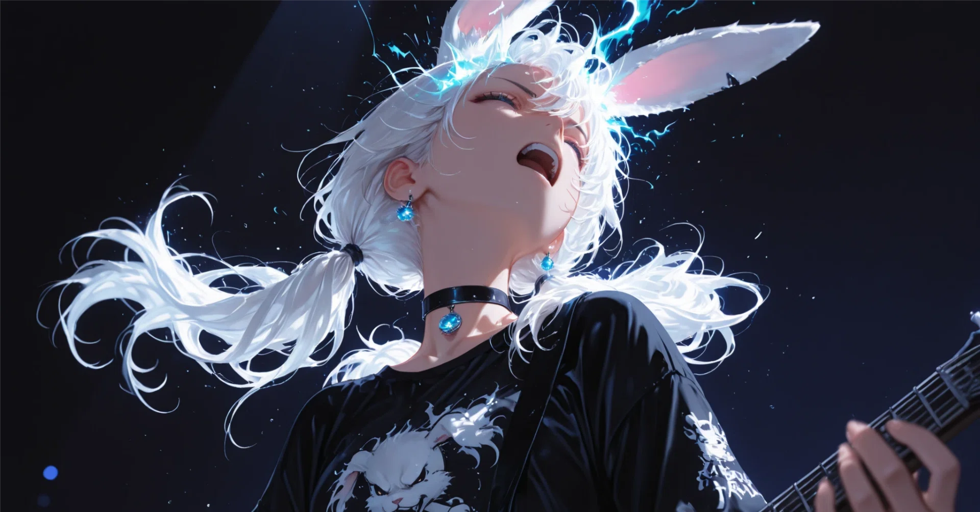 ウサギのギタリスト」━━おとなしそうな見た目で、一番うるさい音を