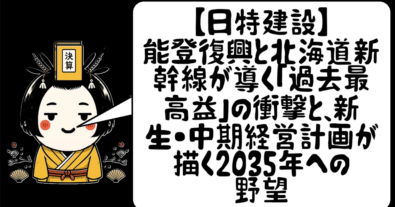 日 特 建設 株価