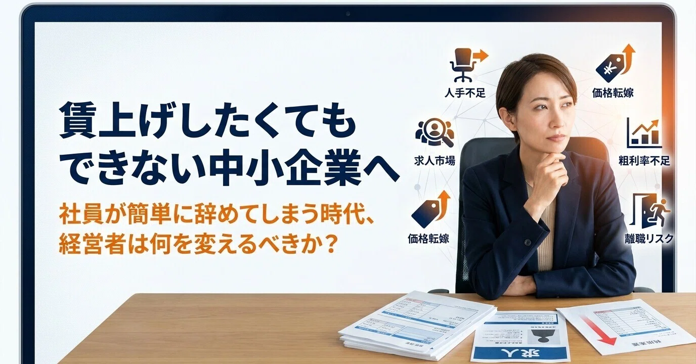 中小企業が賃上げできない5つの理由【2026年版】｜遊星ナオミ_