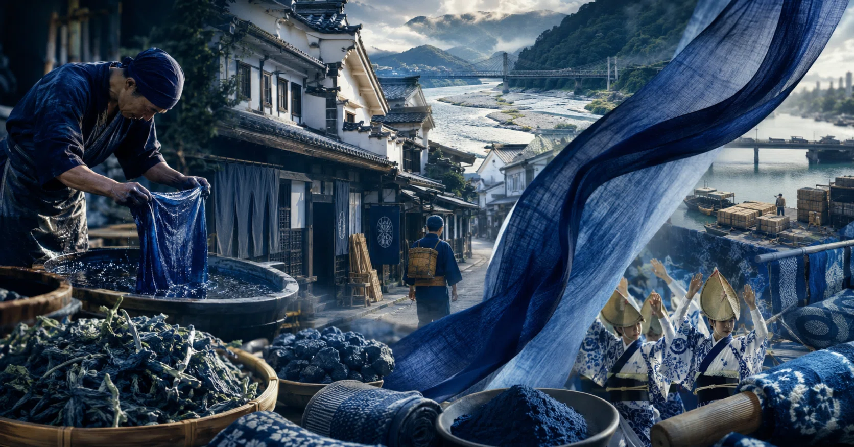 江戸時代から明治時代にかけて徳島はなぜ藍で栄えたのか？～昔の成功