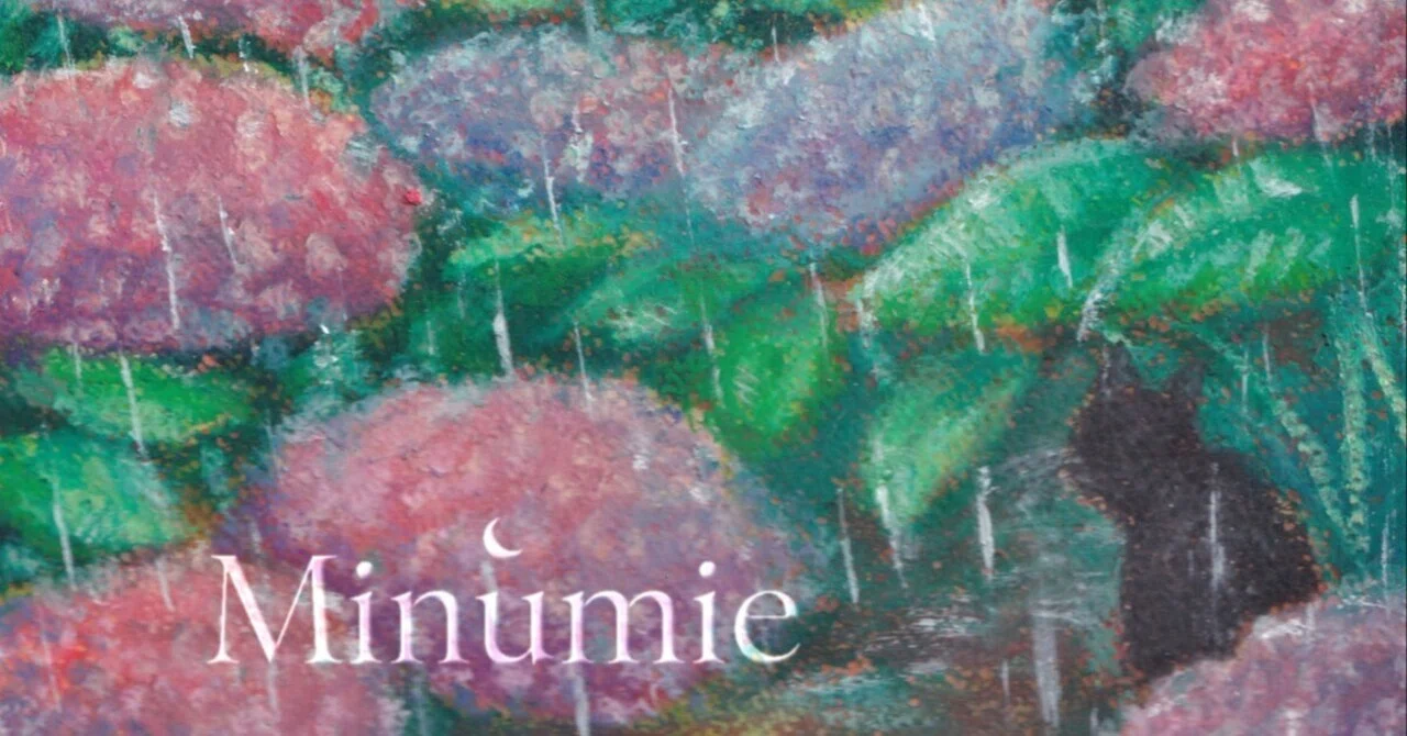The Color of Hydrangeas Melting into the Sound of Rain | Original