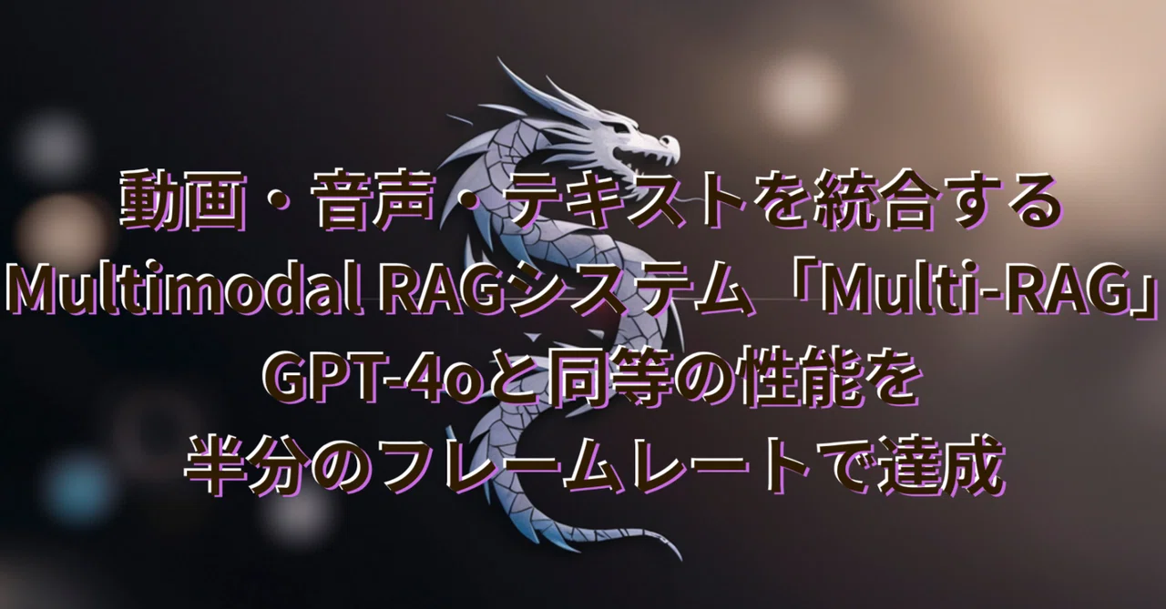 Multi-RAG: A Multimodal RAG System Integrating Video, Audio, and Text ...