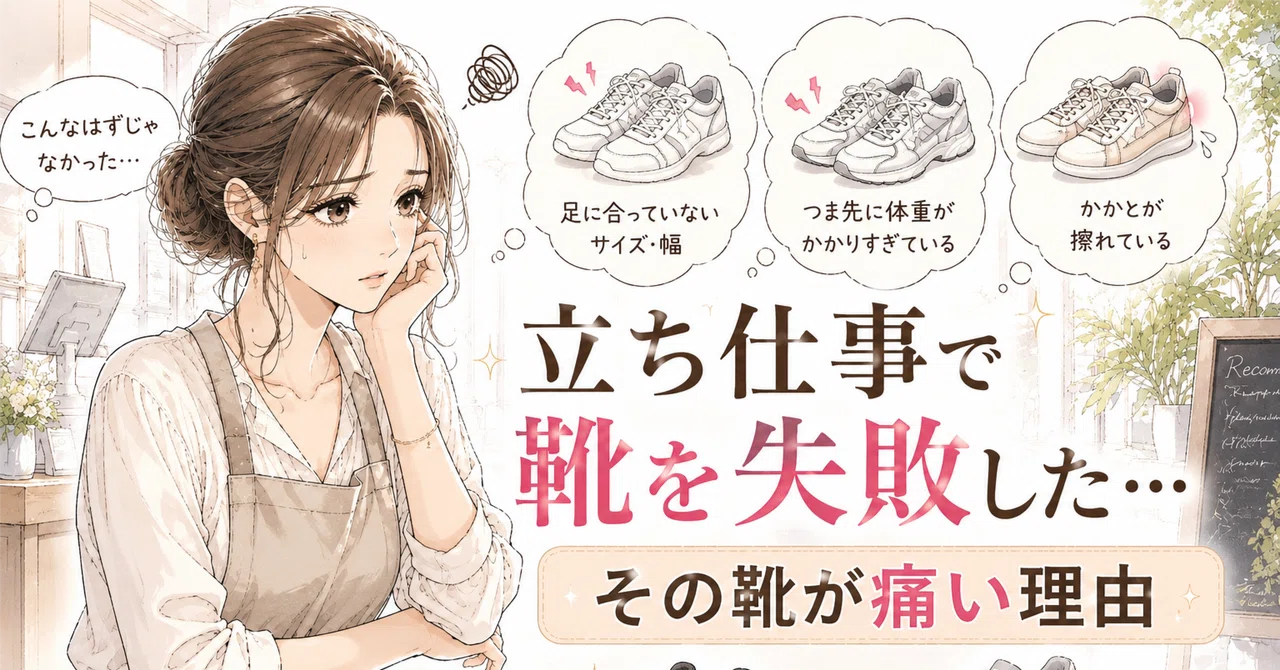 Why Those Shoes Hurt | Common Mistakes in Standing Jobs｜あこ
