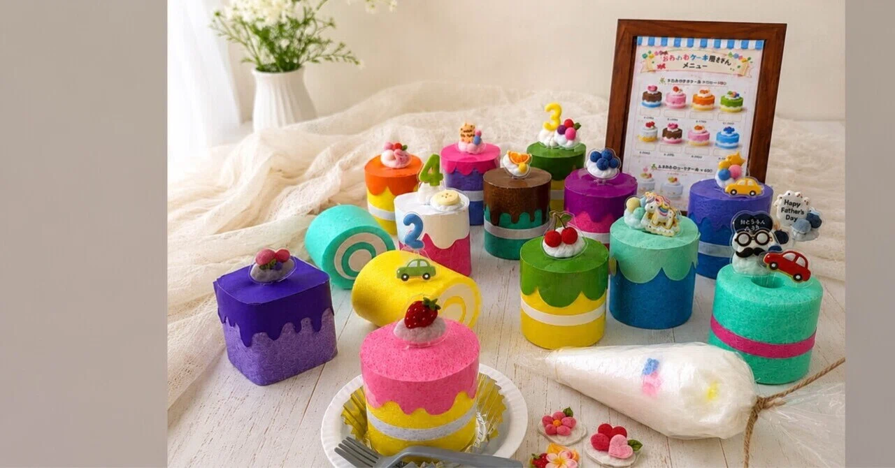 おうちケーキ屋さん｜まろろ| 1歳3歳ママのおうち遊び