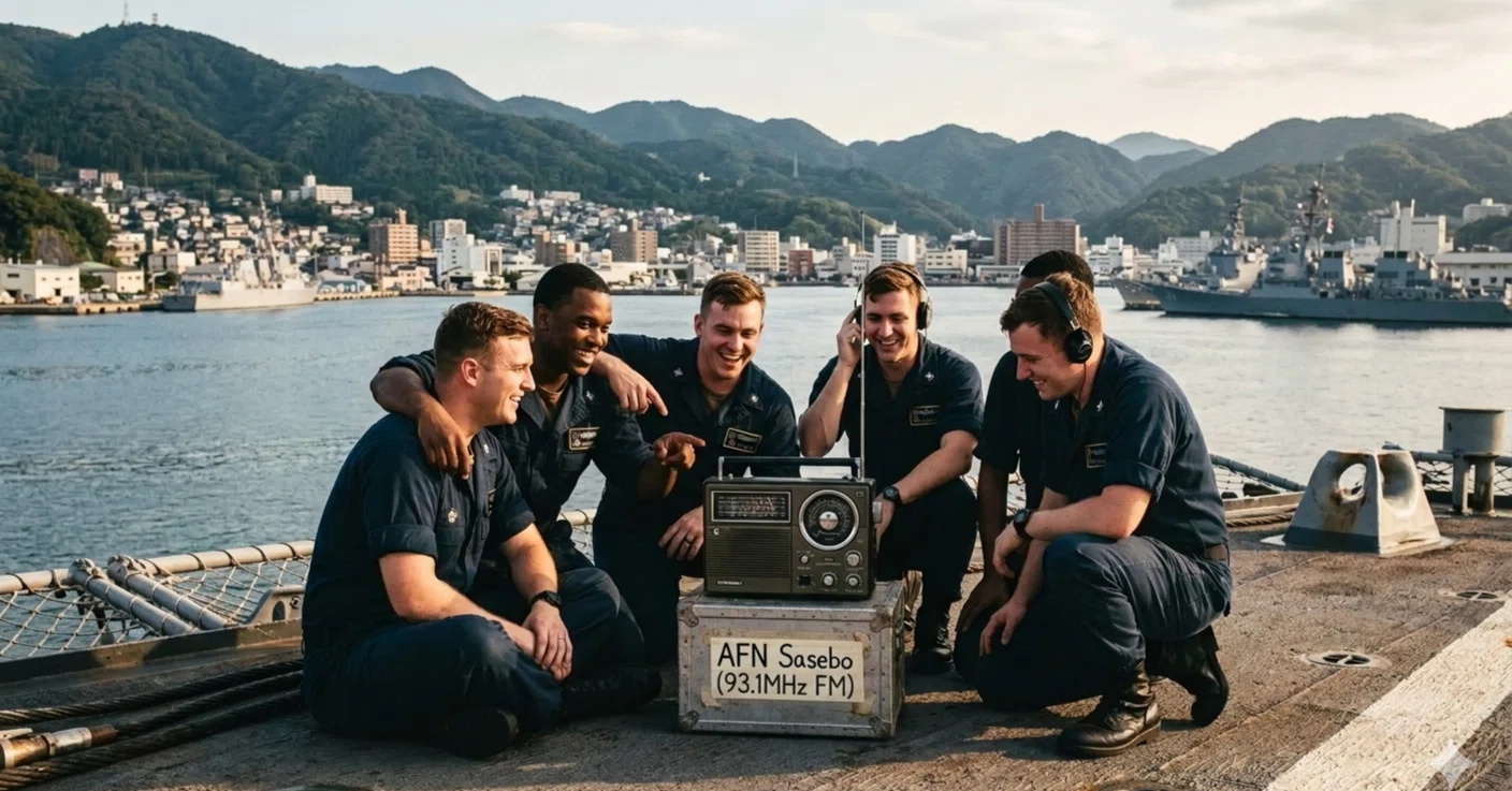 基地内放送afnデコーダー AFN