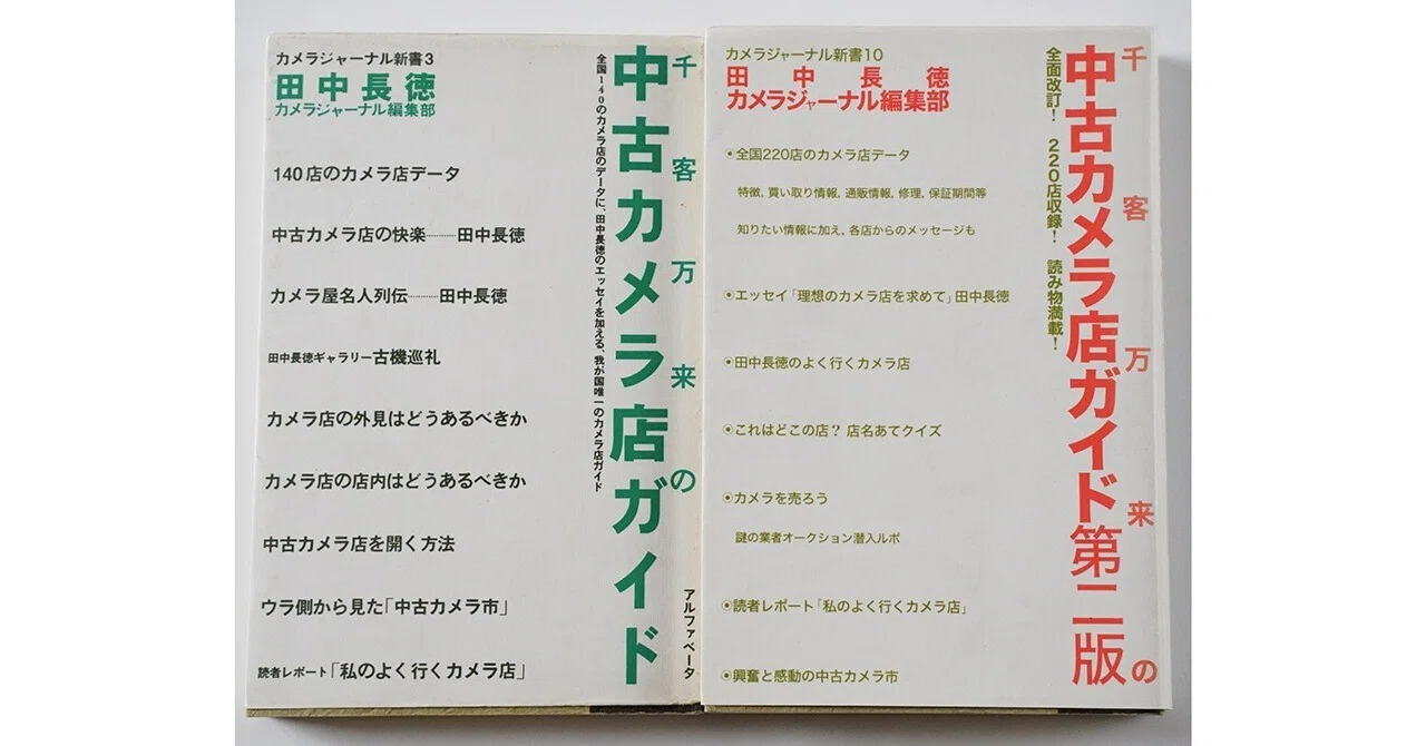 先客万来の 中古カメラ店ガイド」 田中長徳 著/ 写真関係の本の紹介(9