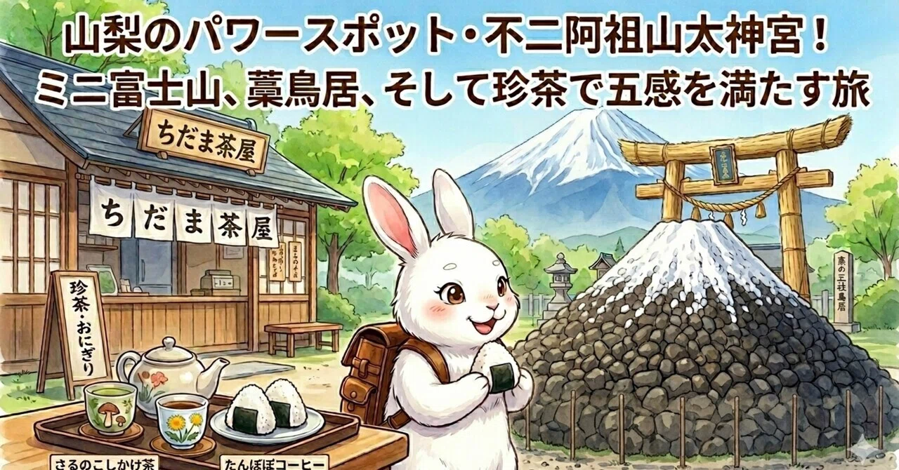 山梨•富士吉田市】富士山のエネルギーを凝縮？不二阿祖山太神宮で
