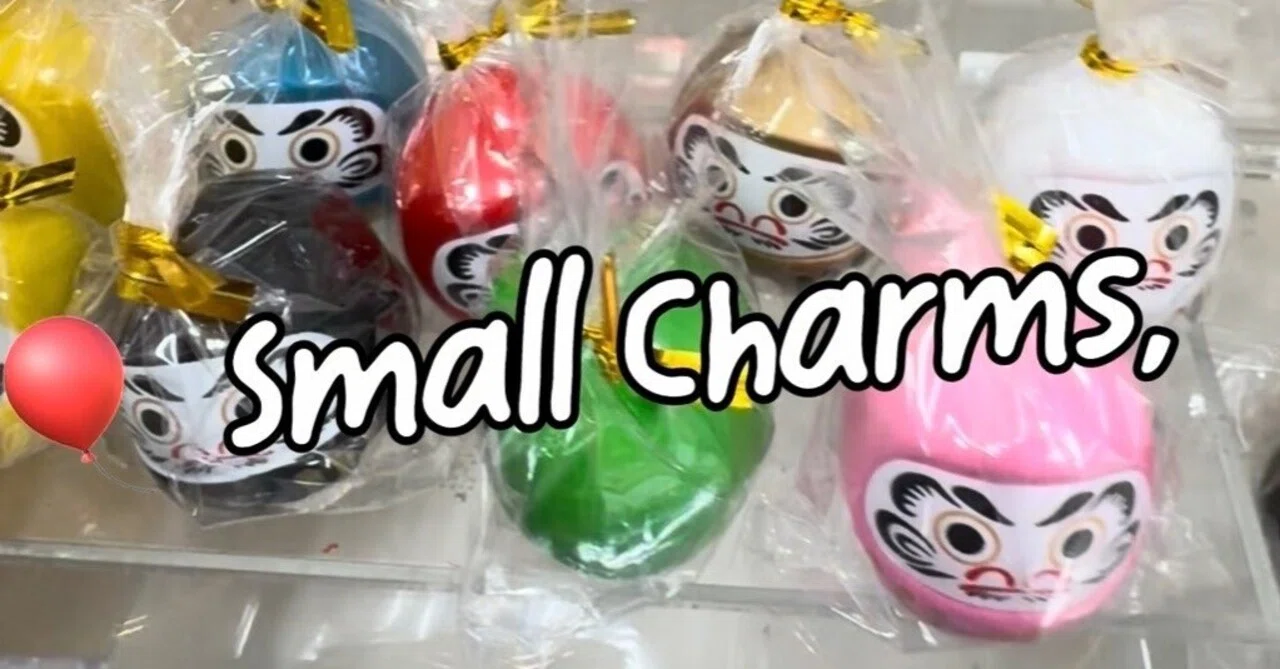 🎈 Small Charms, Big Luck!Meet Our Mini Daruma Dolls ✨｜イケマン