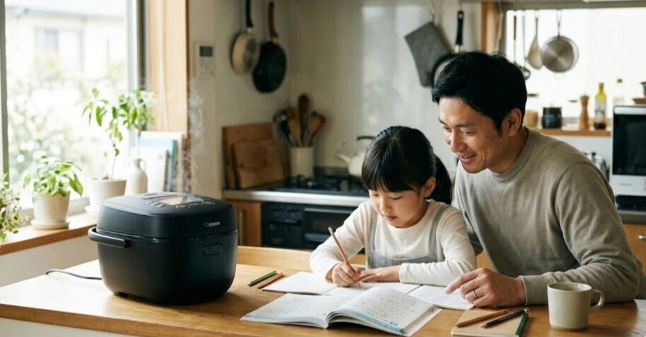 炊飯器を変えたら、子どもの勉強時間が生まれた話——象印との3ヶ月｜CAMPION