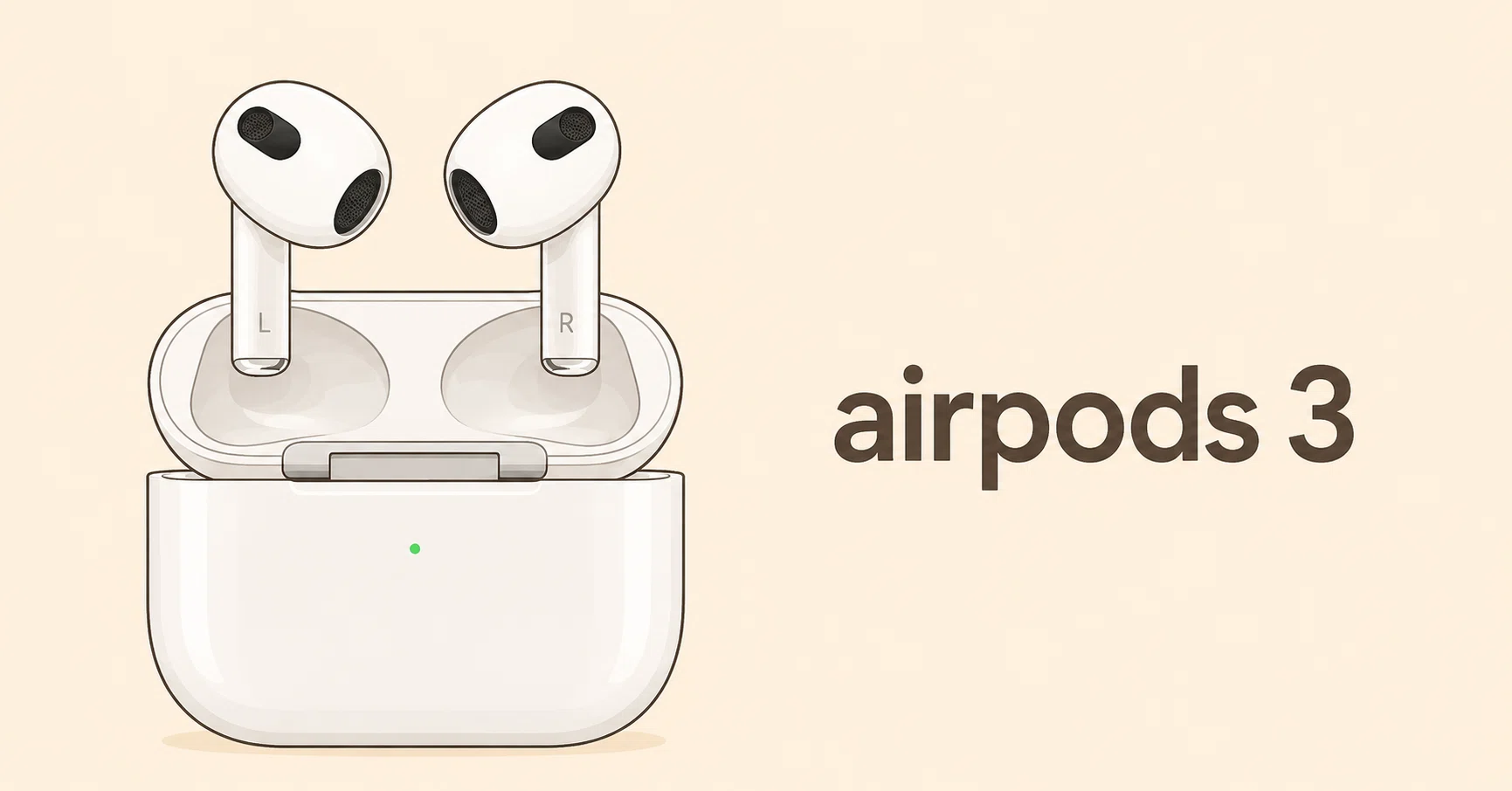 お気に入り紹介｜ガジェット｜airpods3｜2chi3