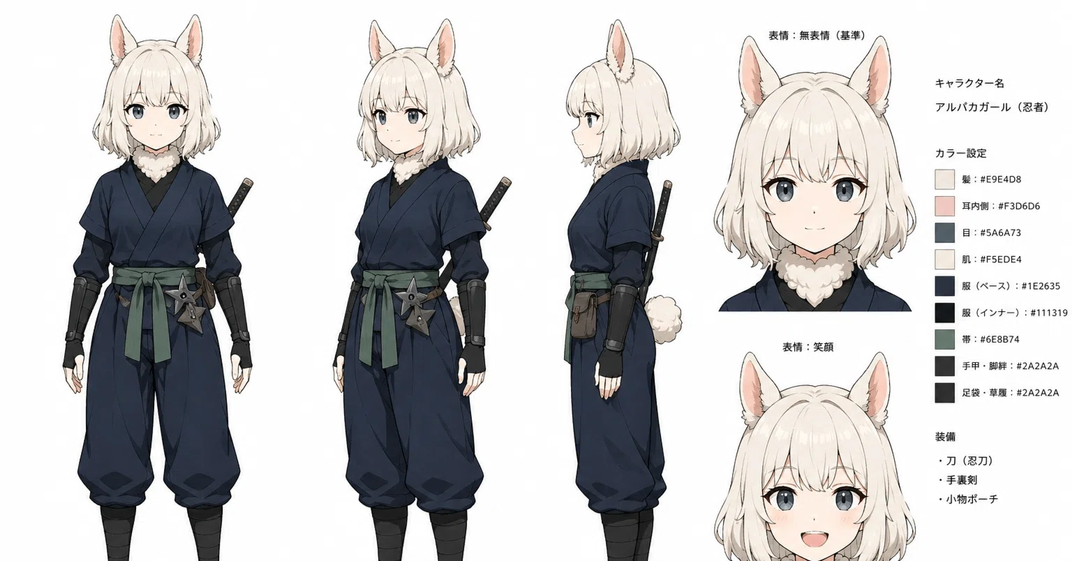 ② 実践編｜オリジナルキャラクターで生成絵を描くLoRAは「覚えさせる