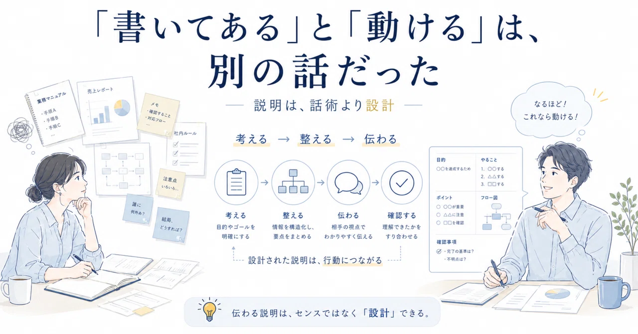 「書いてある」と「動ける」は、別の話だった|こむぎ