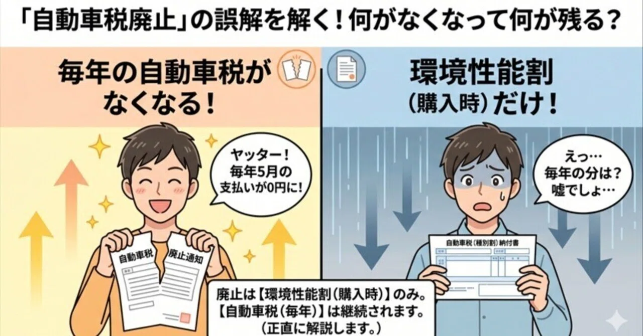 自動車 税 廃止