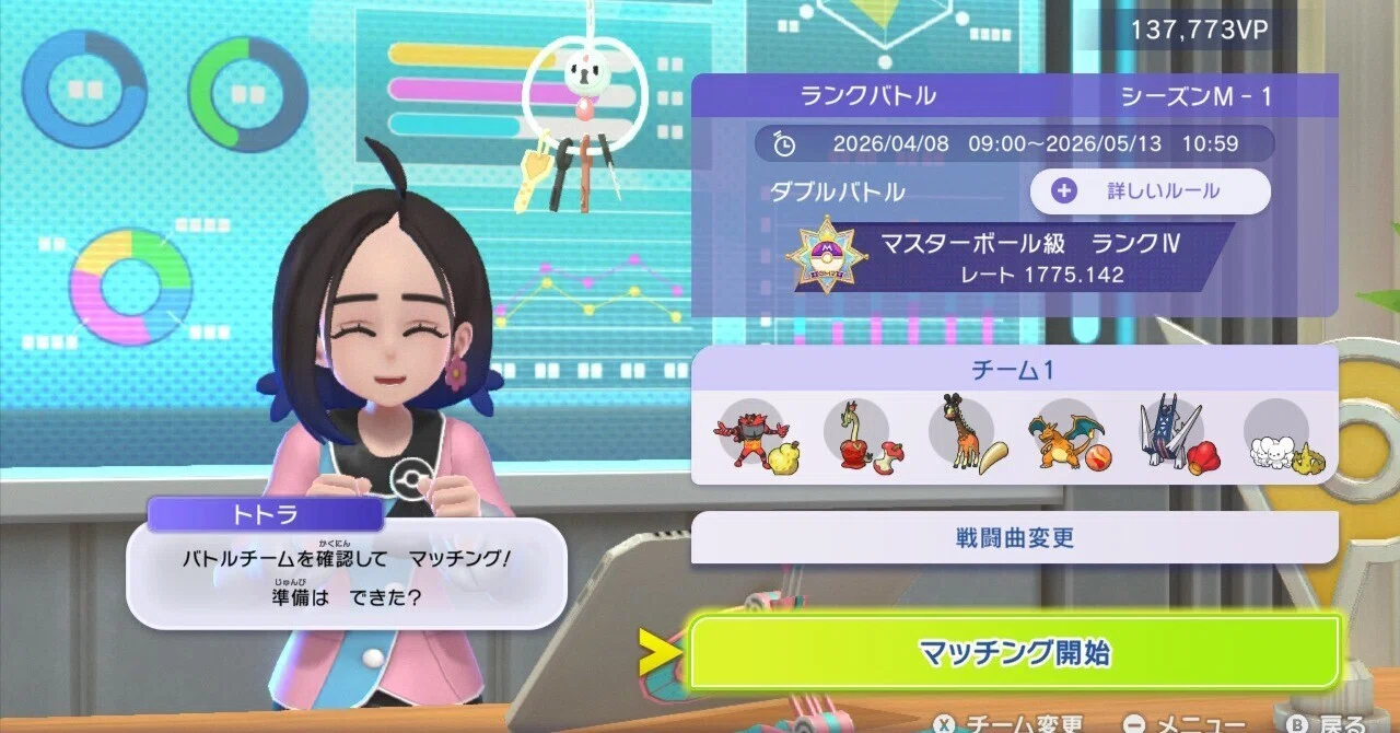 ポケモンチャンピオンズ】シングルバトルおじさん、ダブルバトルもやっ