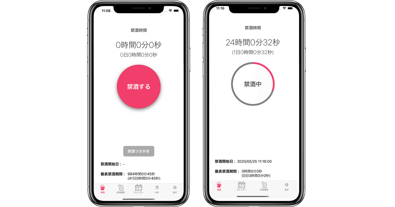本当に禁酒したい人向けのiphoneアプリ 禁酒 Ssk Note
