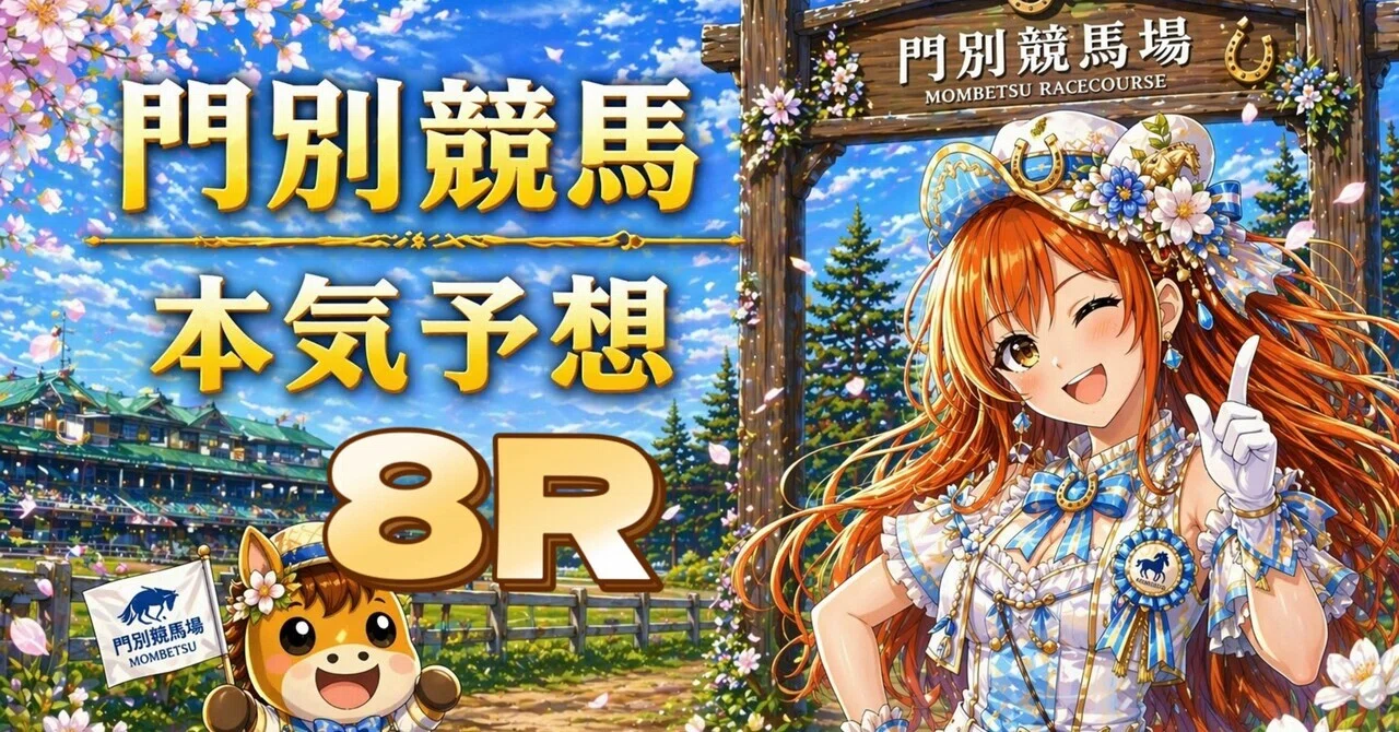 🔥【門別8R 18:05】断然人気馬に待った！？鞍上強化の穴馬が突き抜ける