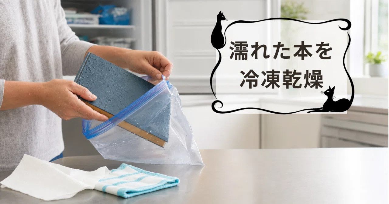 本 濡れ た 冷凍