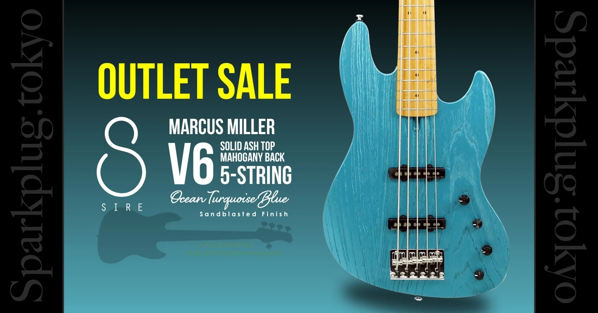 マーカス×Sireによる軽量5弦ベース「V6-5String」が現品限りの超特価