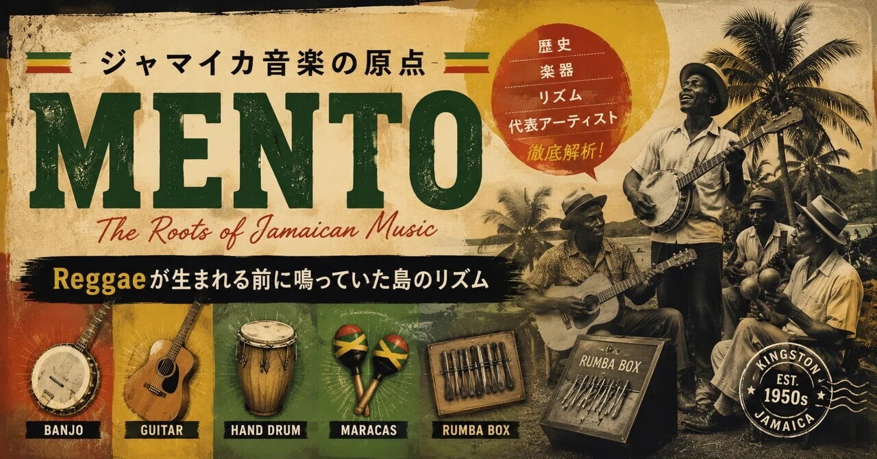 ジャマイカ音楽の原点 MENTO｜N15BASE