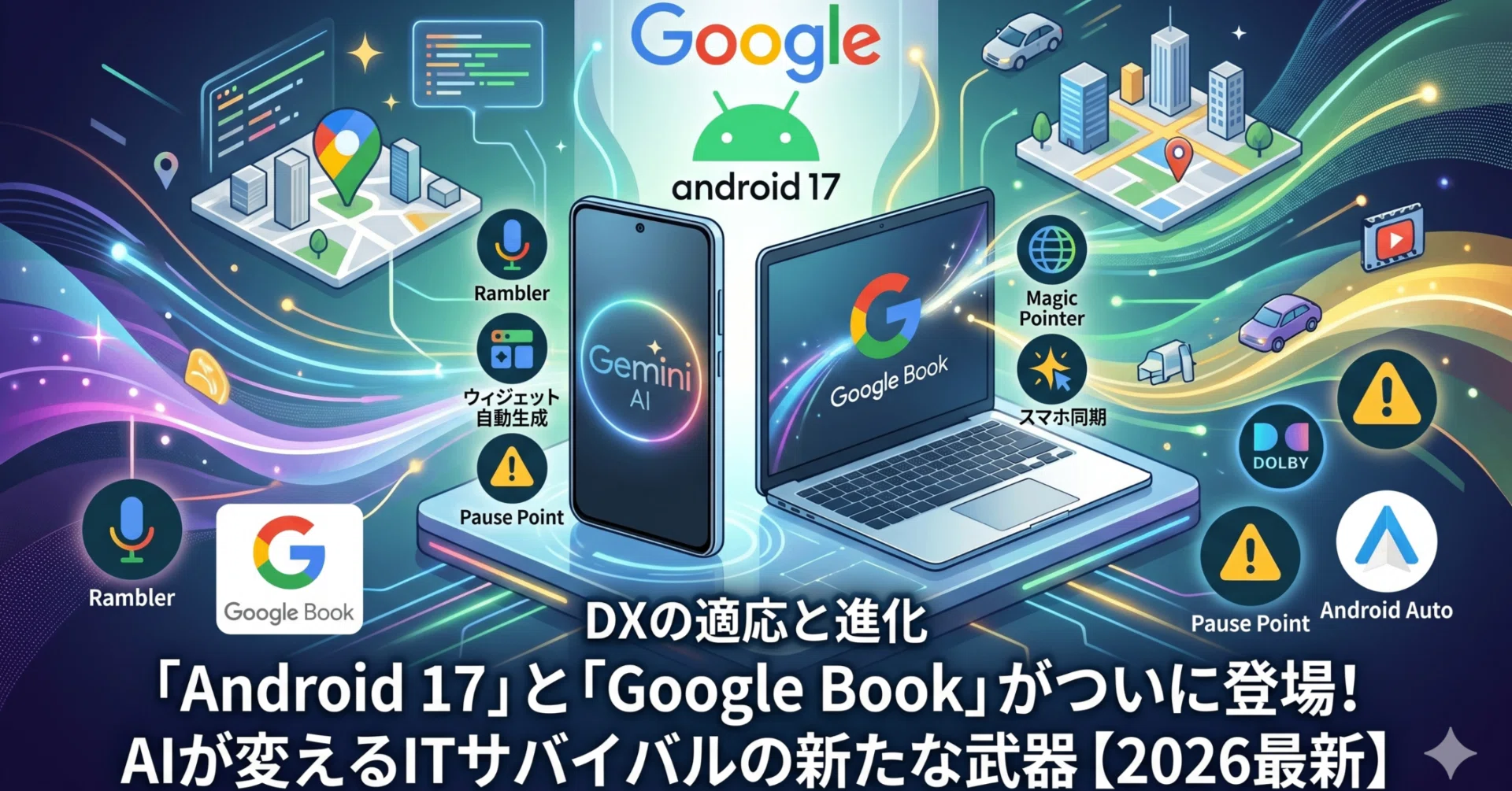 2026年最新】Android 17と「Google Book」がもたらす生存戦略
