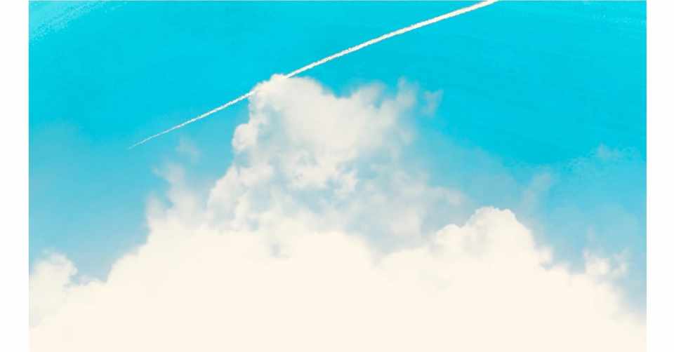 Procreateの雲ブラシで空を描いてみる いお イラスト描いてます フォロバ100 Note