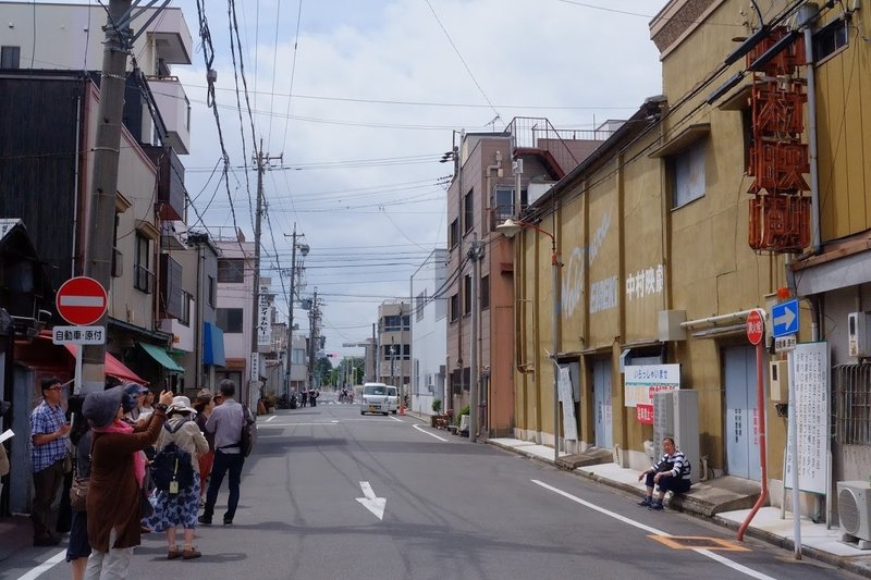 旧松岡旅館も特別拝見！名古屋の旧赤線・中村遊廓跡を巡る大門ツアー名古屋観光旅行24