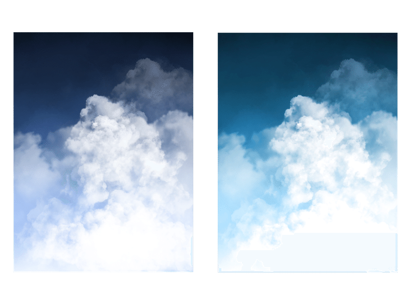 Procreateの雲ブラシで空を描いてみる いお お絵描き Note