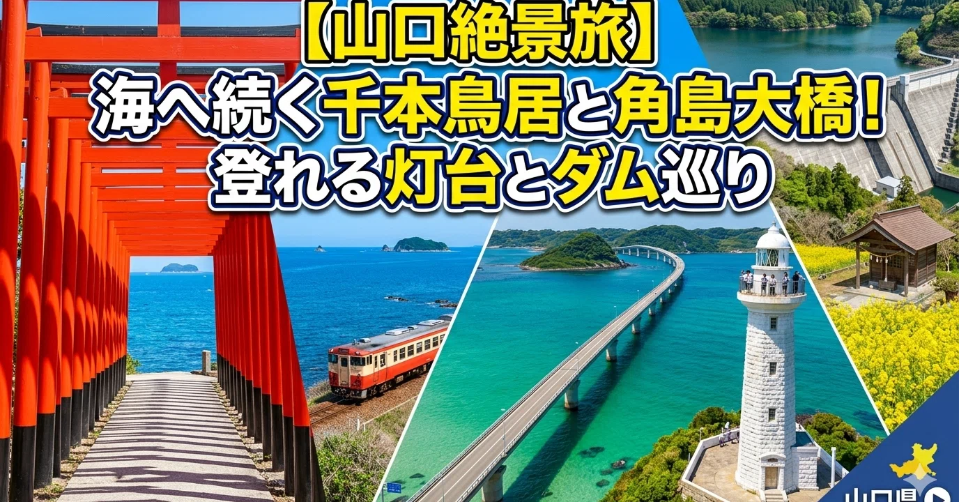 Day 21: 山口・水辺の絶景めぐり：圧巻の「千本鳥居」角島大橋とダム巡り　2026【九州・西日本ツアー4200km】