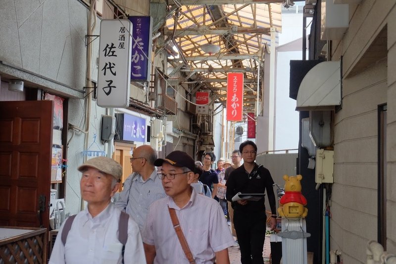 旧松岡旅館も特別拝見!名古屋の旧赤線・中村遊廓跡を巡る大門ツアー名古屋観光旅行49