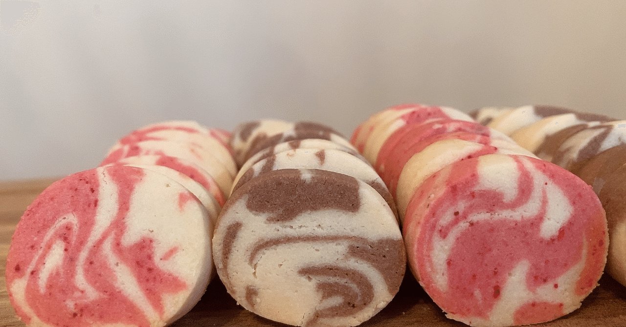 レシピあり 簡単かわいい 米粉のマーブルクッキー グルテンフリー米粉パンとお菓子研究家 Note