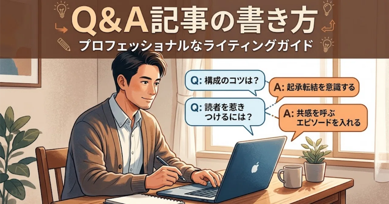 主要な質問に早く答える記事構成
