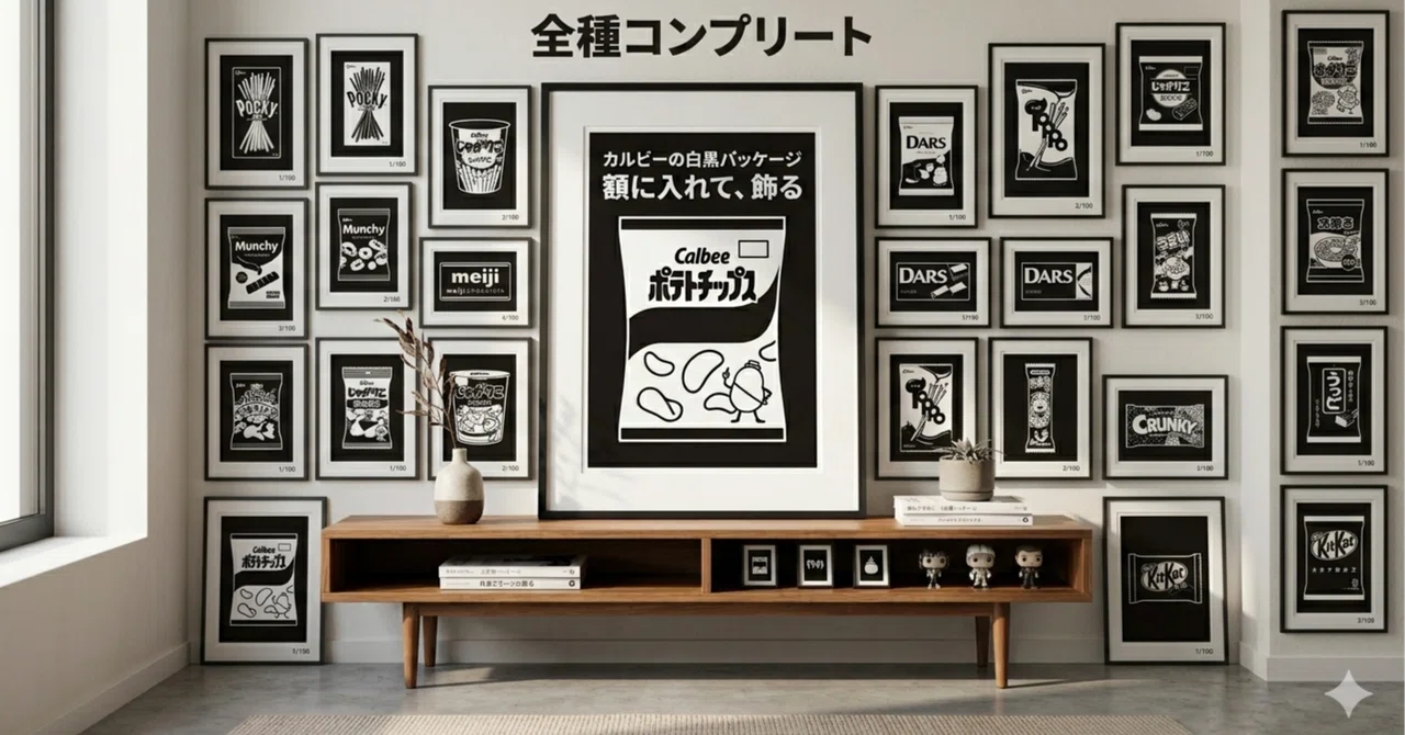 カルビー 全シリーズ コンプリート 限定白黒パッケージ 詰め合わせ 10袋セット rectangle_large_type_2_736ef34