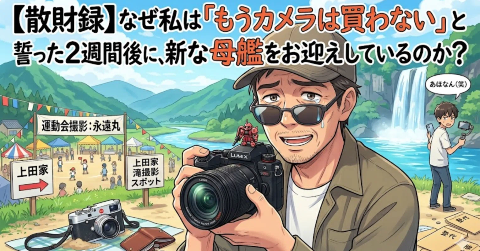 散財録】なぜ私は「もうカメラは買わない」と誓った2週間後に、新たな