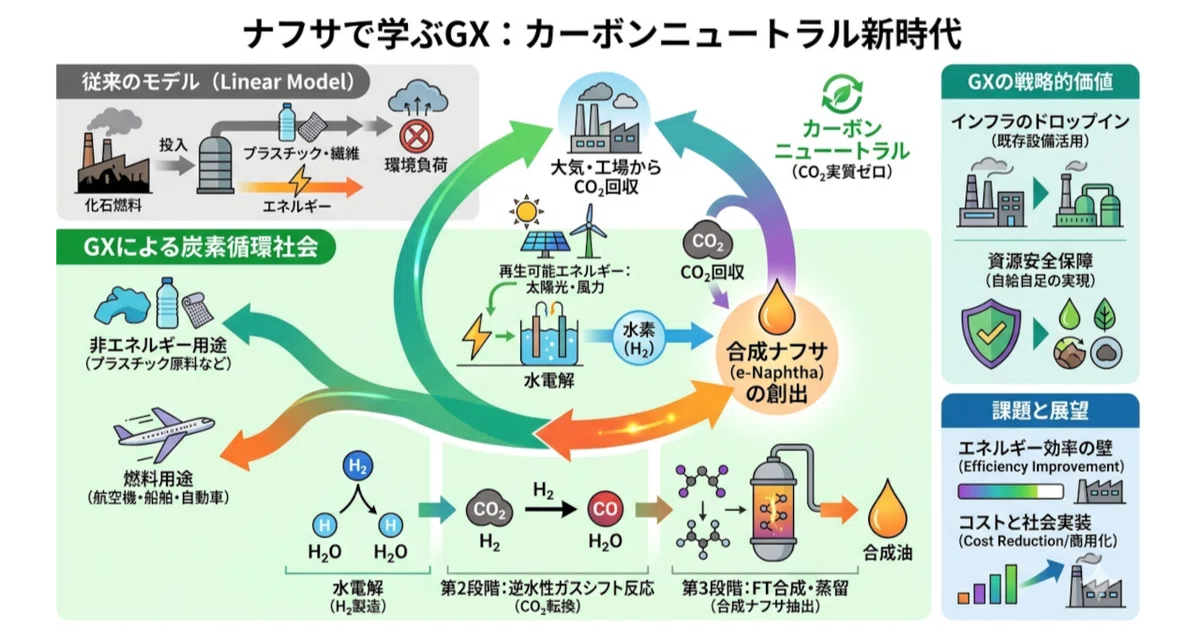 ナフサで学ぶGX：カーボンニュートラル新時代 (2026.5.21追記B)｜新道 由生