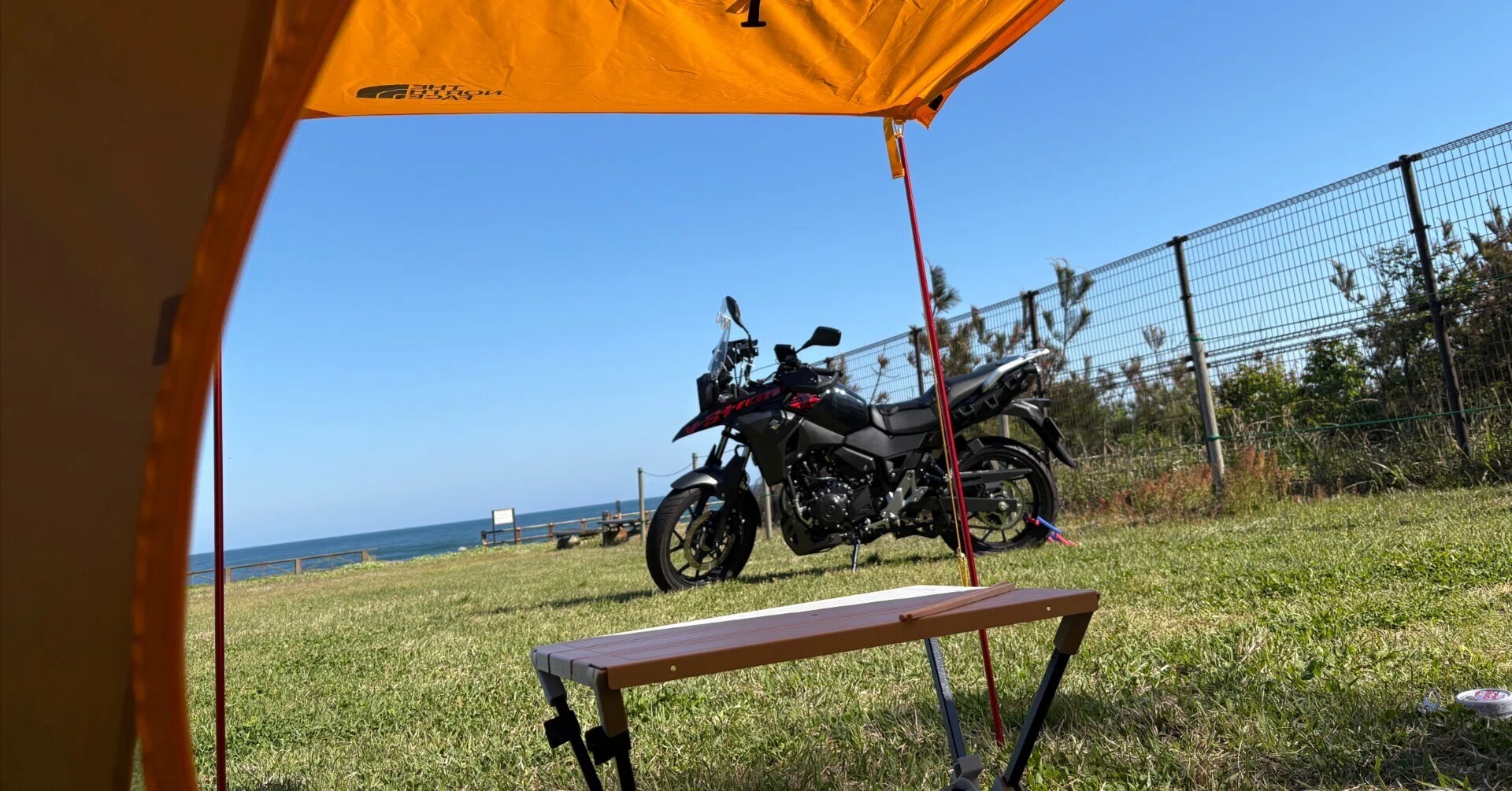 バイク日記】テントの前室を作る〜montbell ツェルトポールセット〜｜Naoto