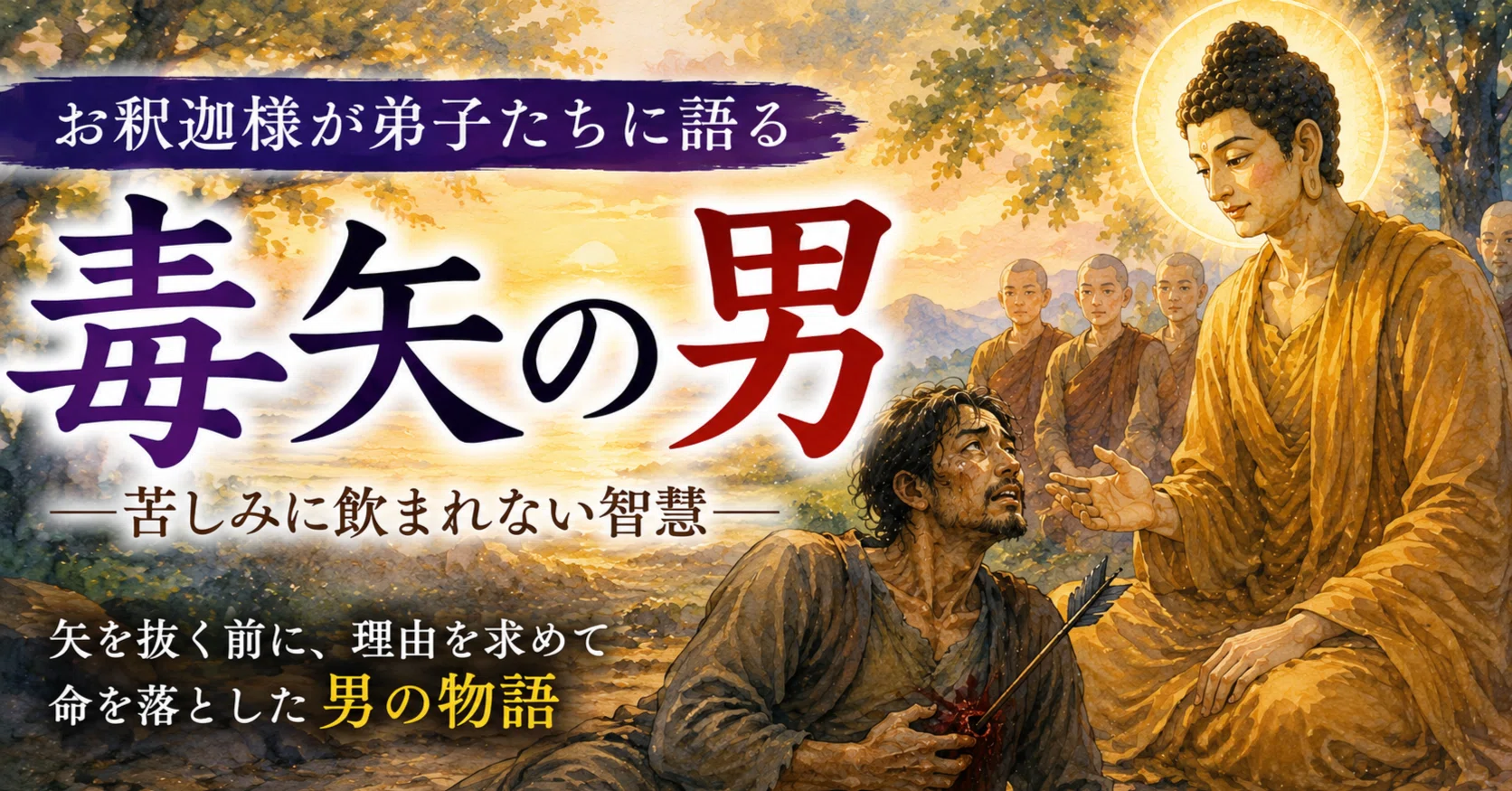 【中古】 お釈迦さまとお弟子たち 毒矢の男」 お釈迦さまが弟子たちに語られた話｜泰然（タイネン）